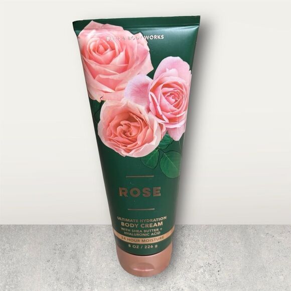 Bath & Body Works Rose Ultimate Hydration Body Cream 8 oz Unisex - Picture 1 of 3
